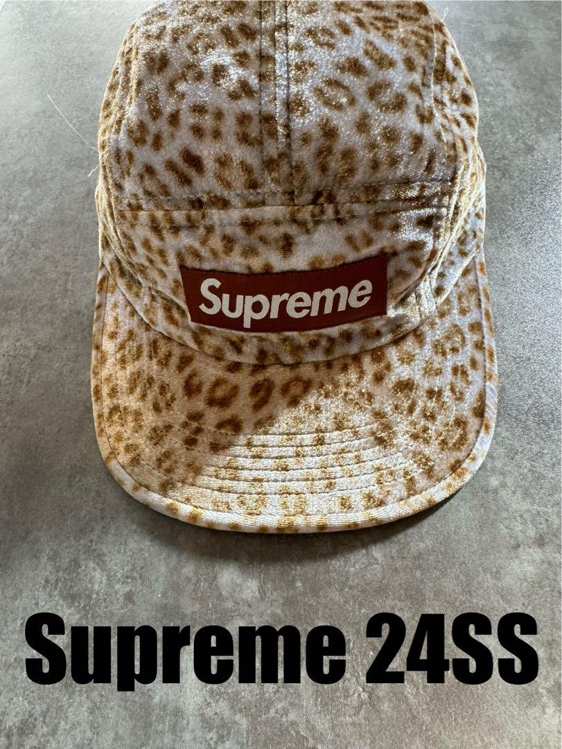 Supreme】 Leopard Velvet Camp Cap Supreme】 Leopard Velvet Camp Cap