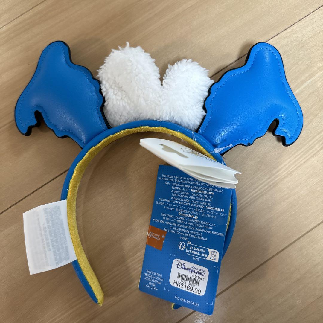 【未使用】ディズニー ドナルド カチューシャパルパルーザ ドナルドのクワッキーダックシティ ドナルドダック ハート パルパル 新品