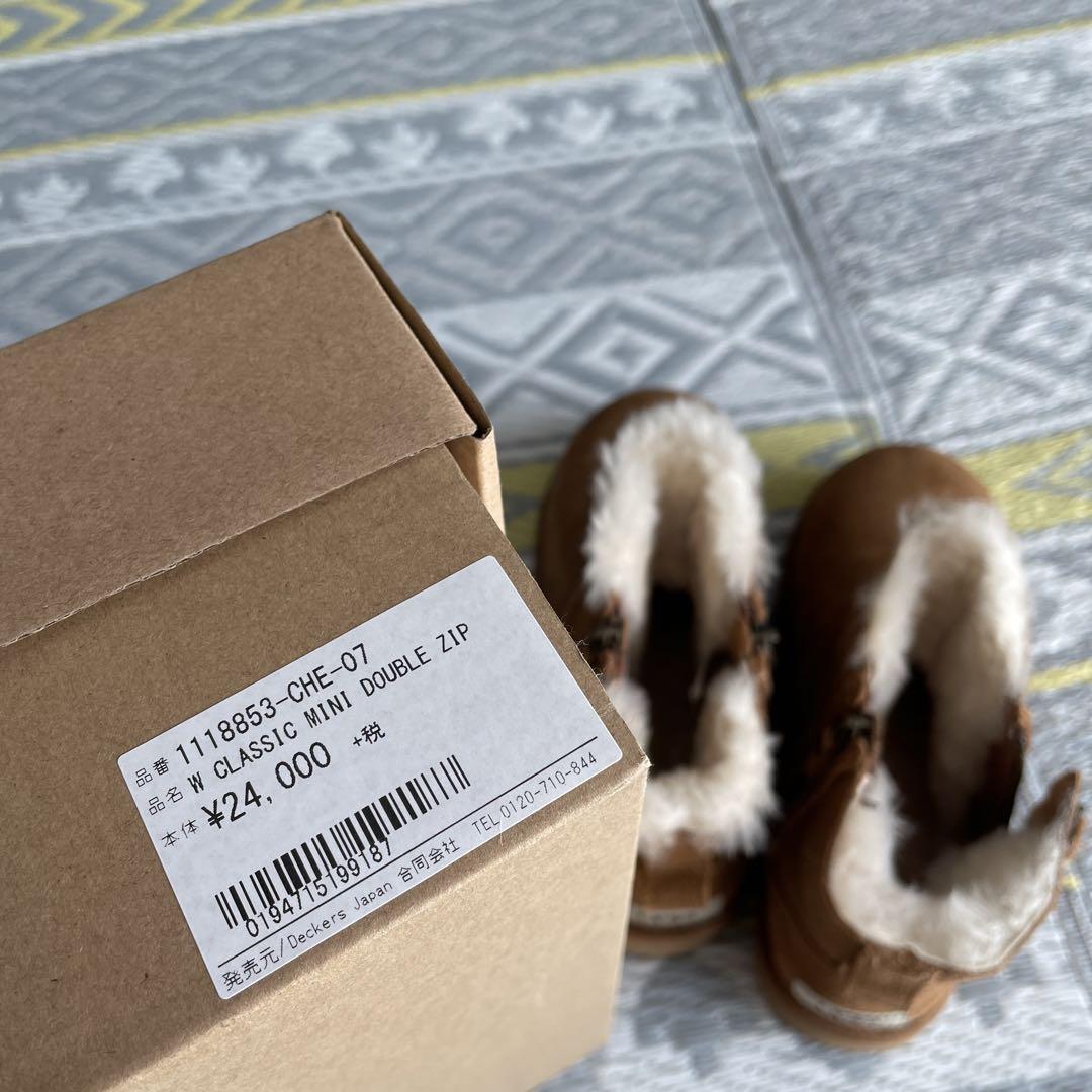 靴 UGG w classic mini double zip
