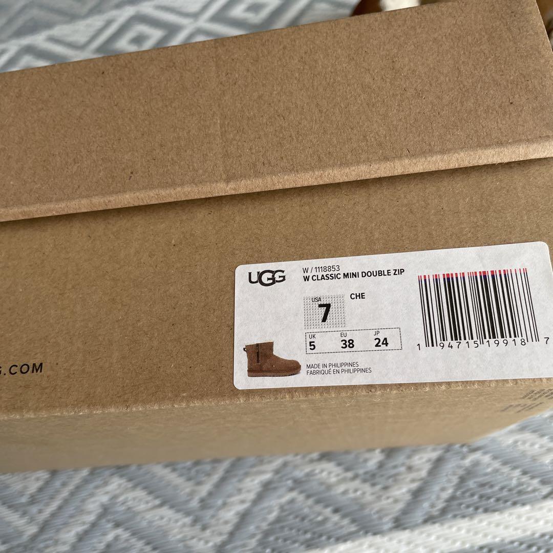 靴 UGG w classic mini double zip