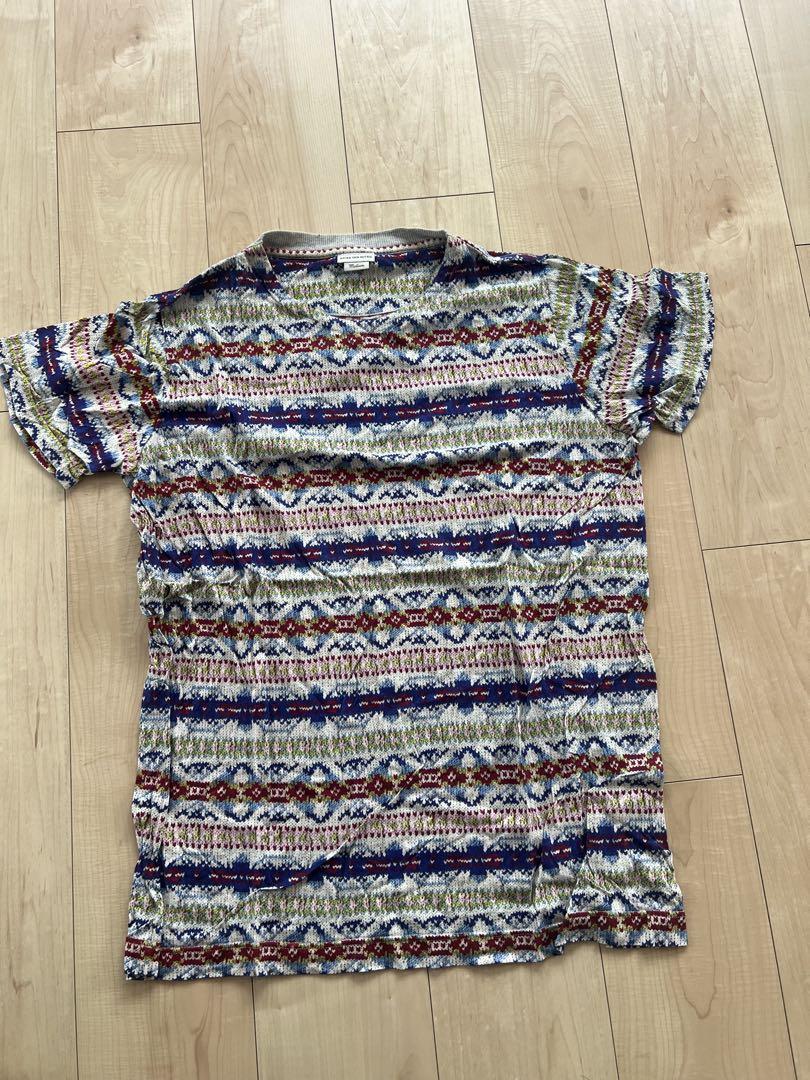 DRIES VAN NOTEN 幾何学模様Tシャツ Medium