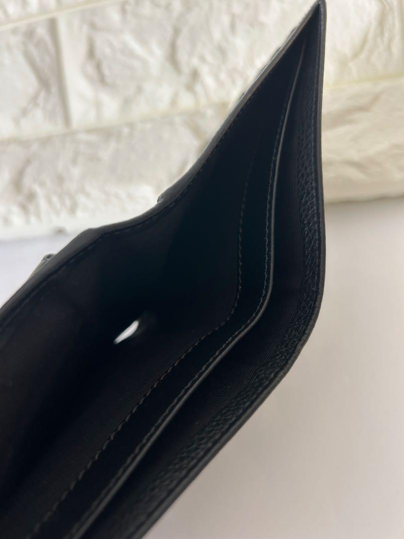 BVLGARI ブルガリ　レザー 二つ折り財布 黒