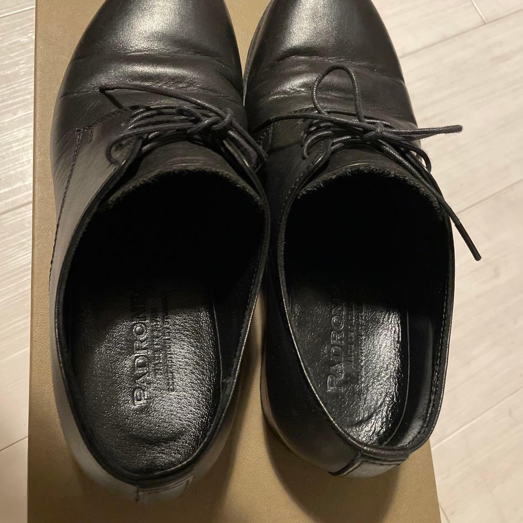 爆熱 【未使用:パドローネ】革ドレープシューズ - poumonquebec.ca