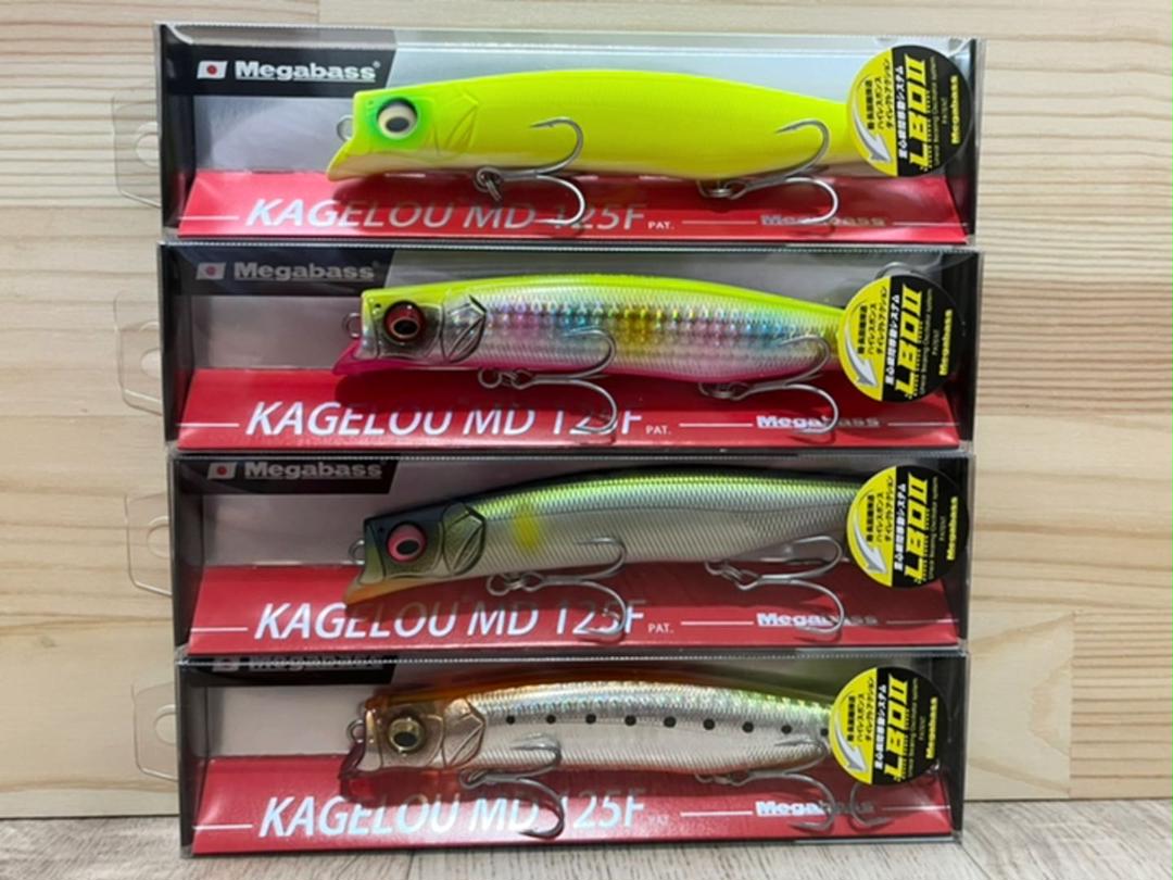 9800円 最安値 メガバス カゲロウ MD 125F 4点セット売り