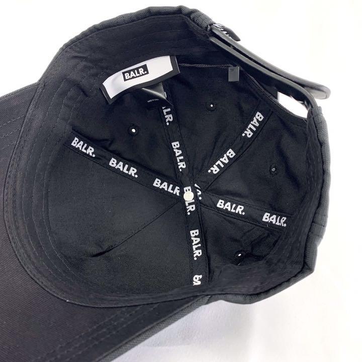 いたデザイ BALR. キャップ B10014 JuBzt-m69414133516 ボーラー メタルロゴ ‹ブラック