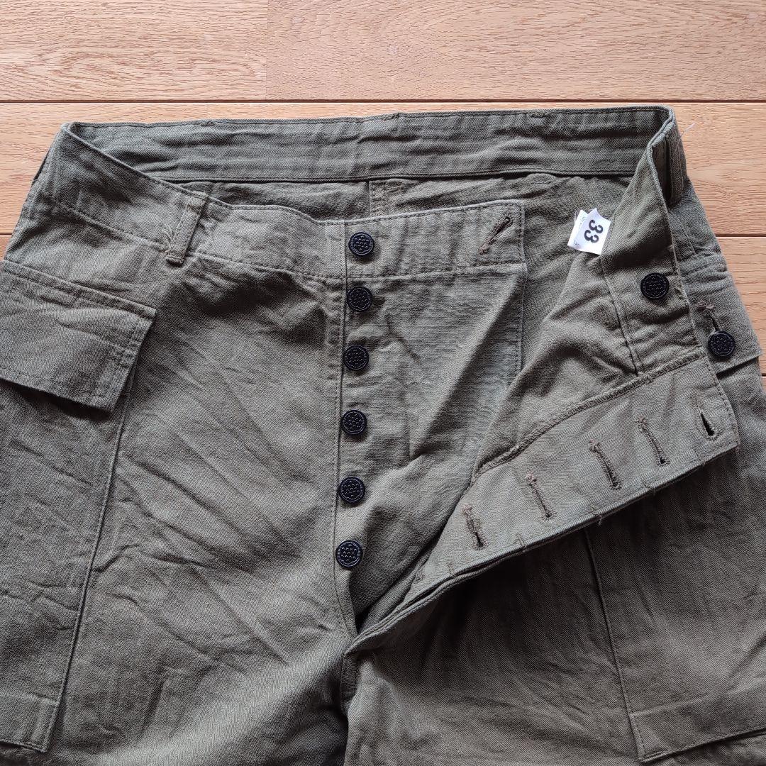 ウエアハウス WAREHOUSE M-43 HBTパンツ サイズ33 新品未使用