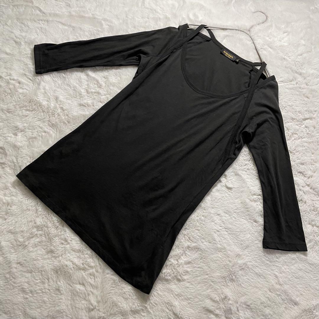 M】DIESEL ♡ Black Gold カットソー ブラック ディーゼル
