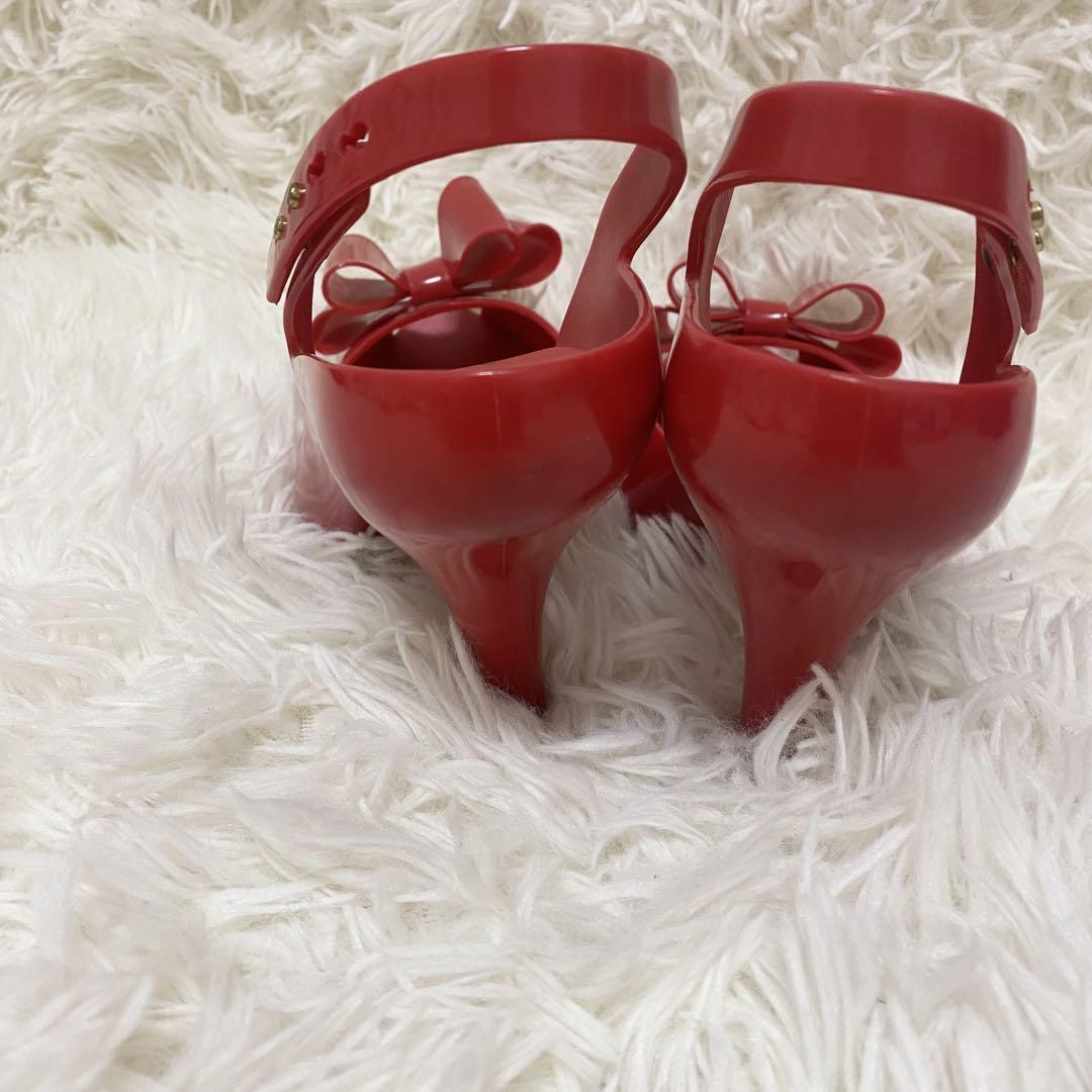 希少✨Viviennne Westwood ヴィヴィアン　パンプス　リボン　赤