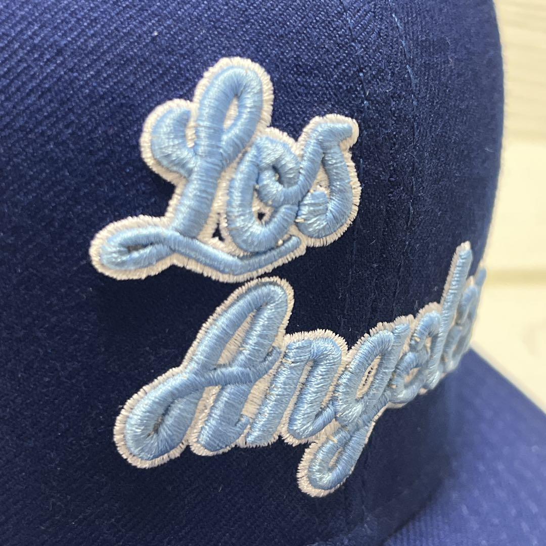 入手困難ダブルライン）NBA公式　レイカーズ　NEWERA キャップ　7 3/8