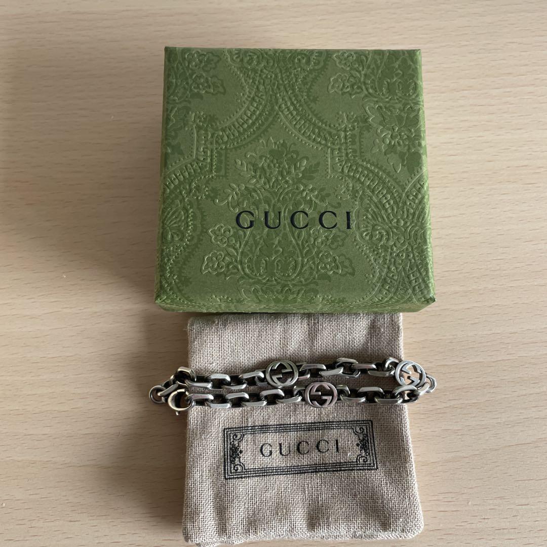 GUCCI チェーンブレスレット 専用ボックス付き