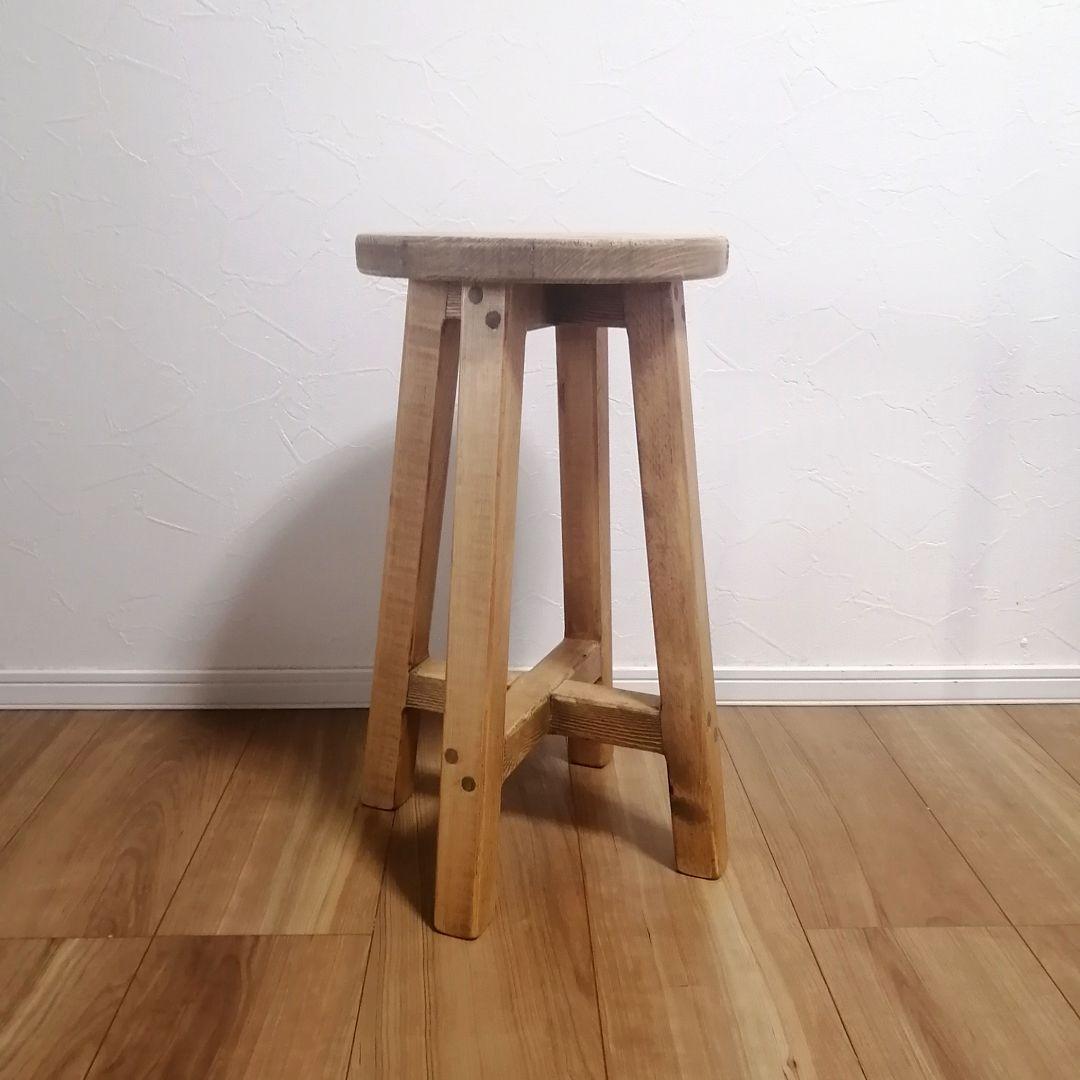 ハンドメイド 丸いスツール
