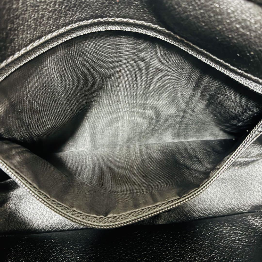 CELINE セリーヌ 黒マカダム柄 トリオンフ ショルダーバッグ