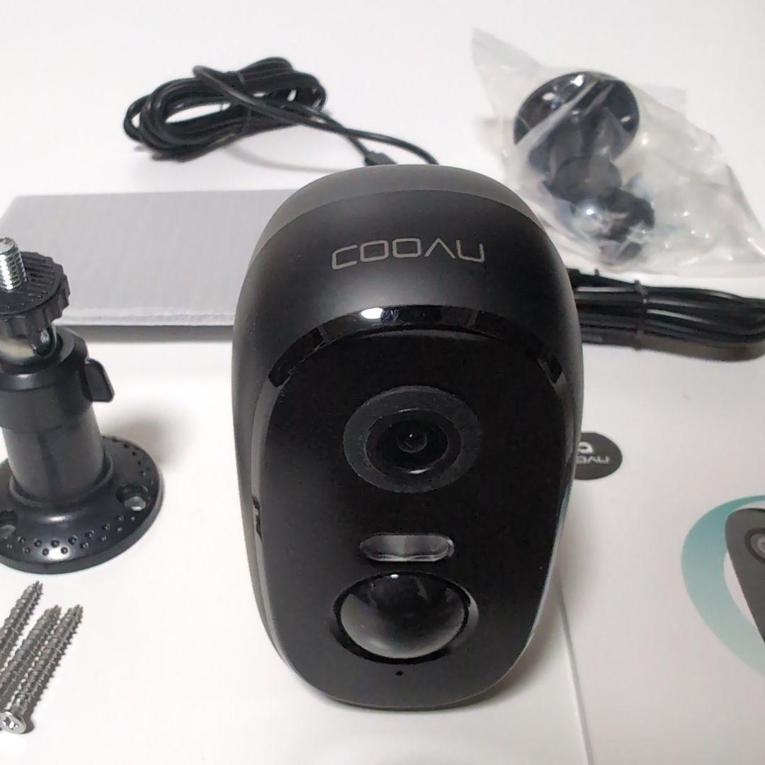 COOAU ZS-Q1 防犯カメラ 屋外　ソーラー　500万画素　WiFi