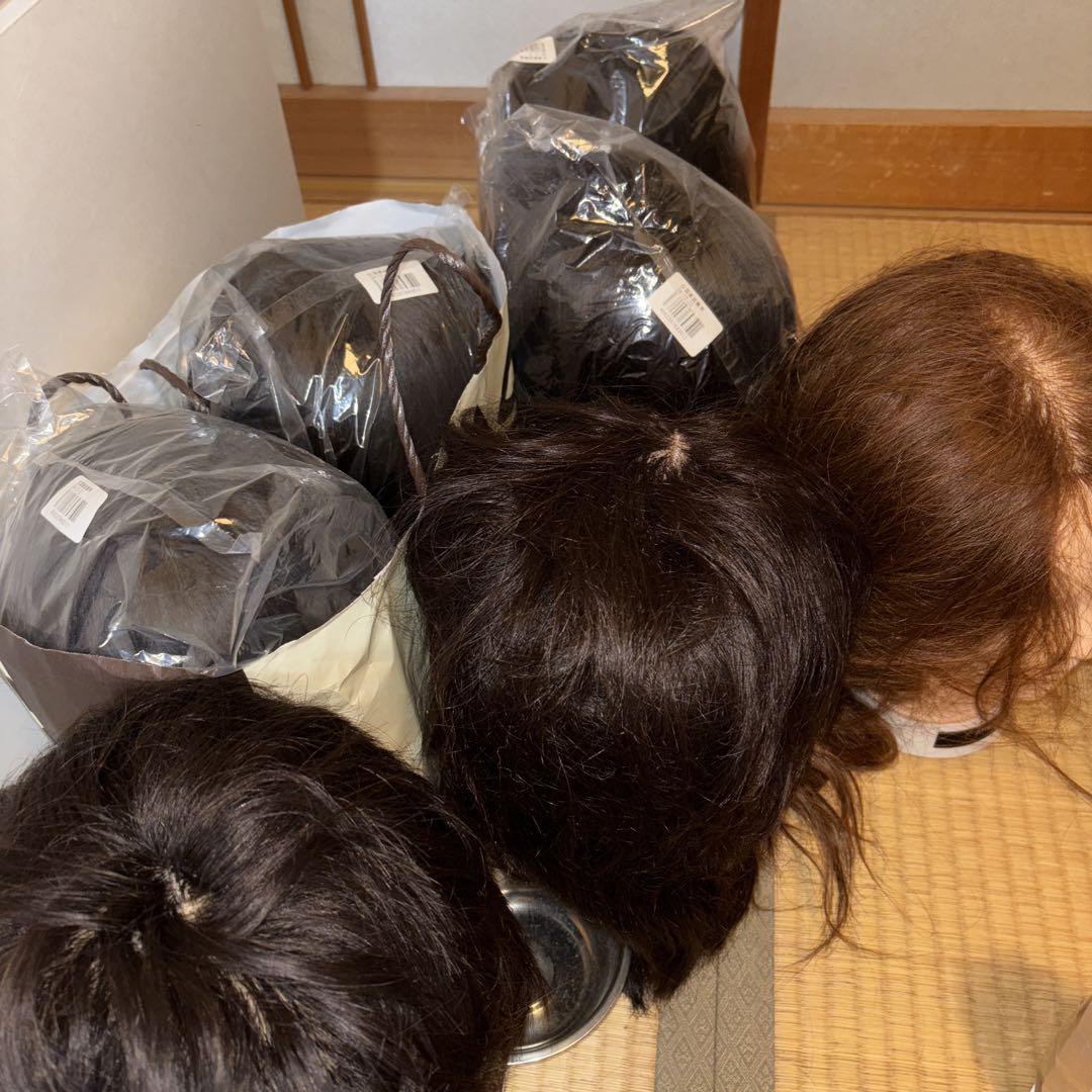 カットウィッグ練習用７体セット
