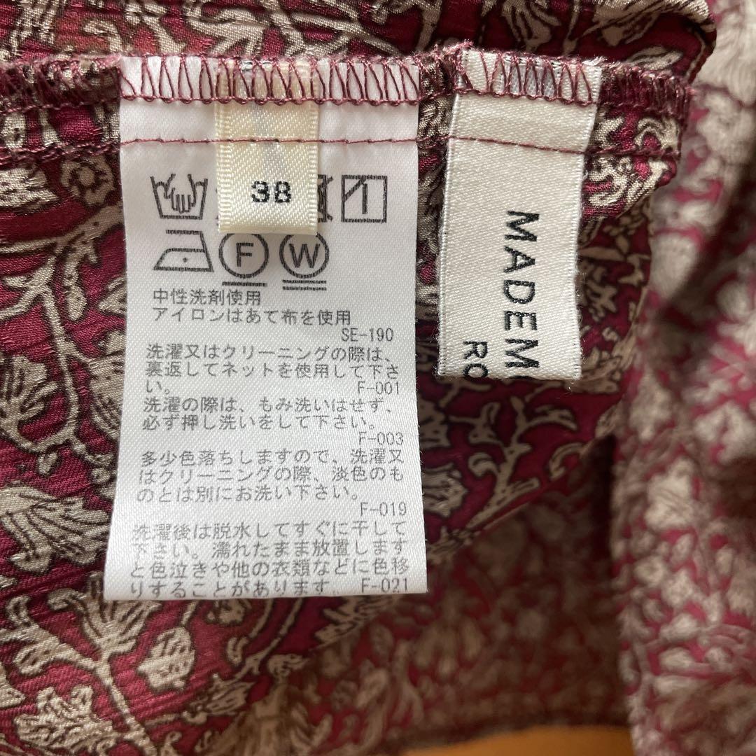 ROPE レッド ブラウス 画像3