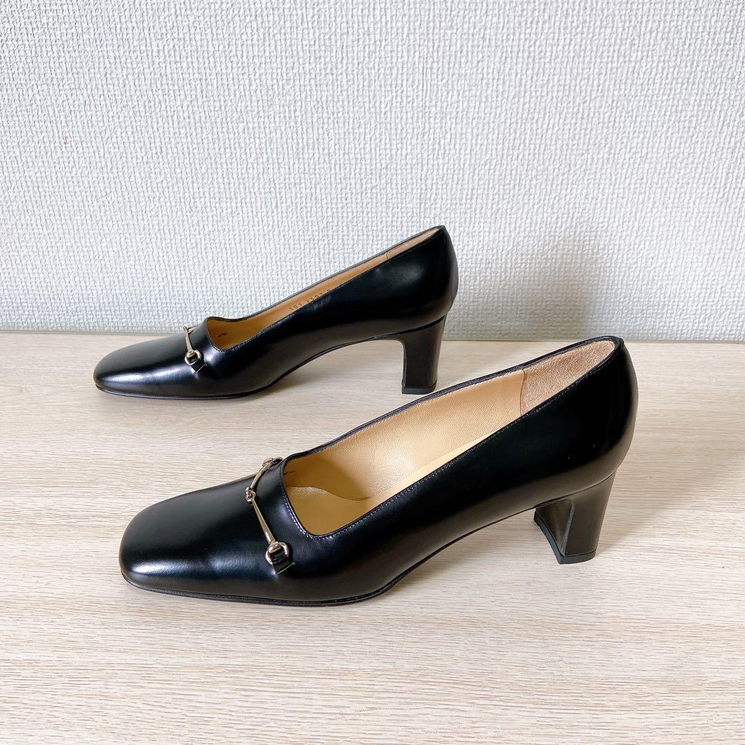 新品 GUCCI ホースビットパンプス ブラック 黒色 未使用 美品 新品 GUCCI ホースビットパンプス ブラック 黒色 未使用 美品