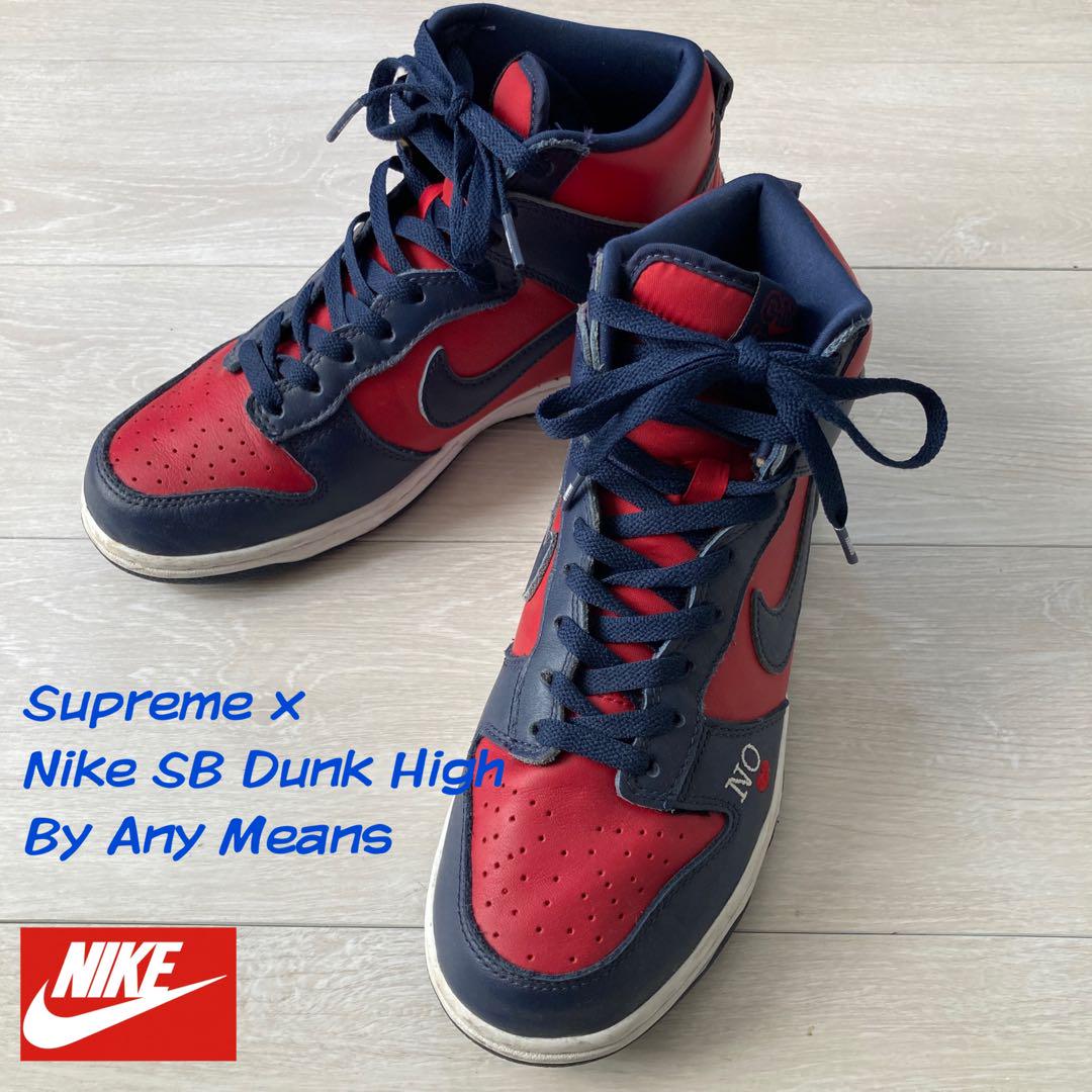 Supreme x Nike SB Dunk High By Any Means