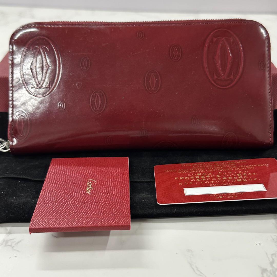 新品同様‼️ カルティエ 財布 長財布 ハッピーバースデー