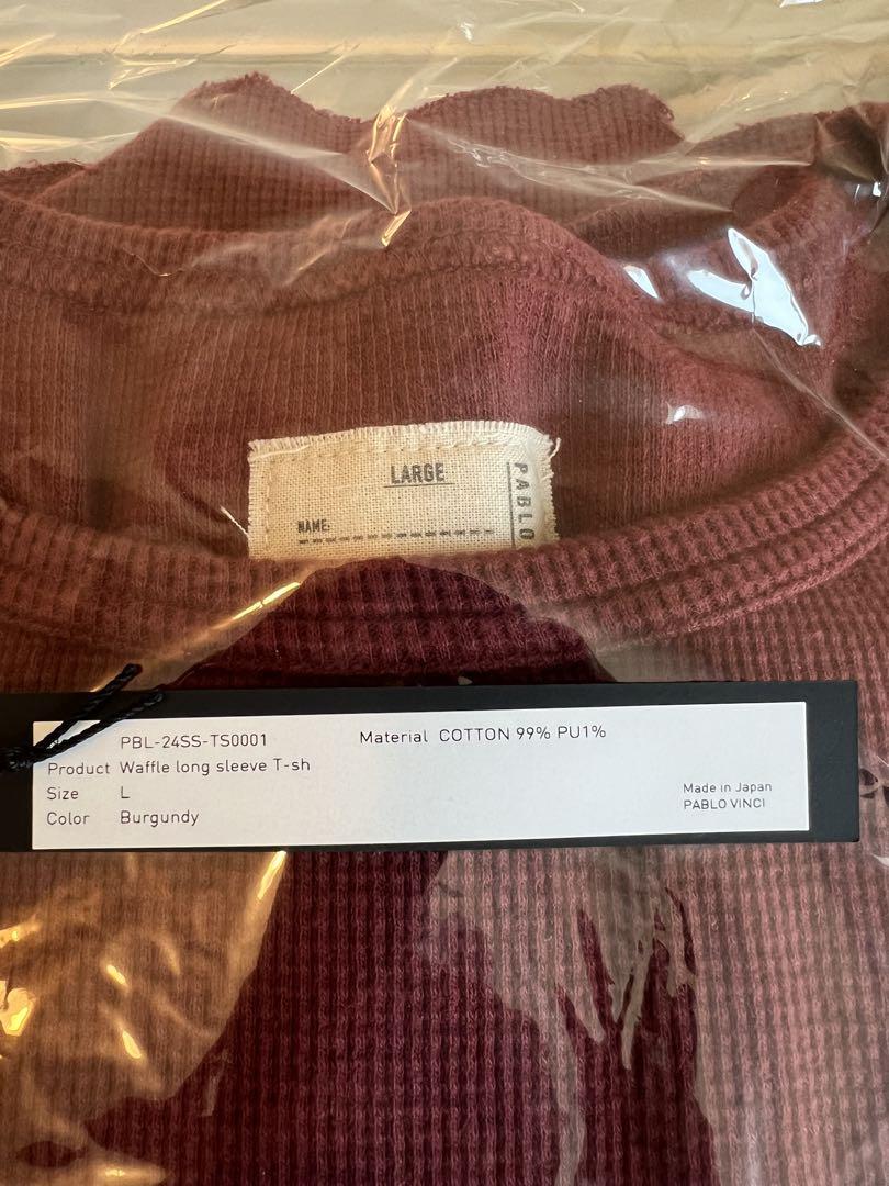 Waffle long sleeve T-sh Pablo Vinci - メルカリ
