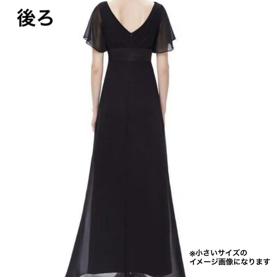 ◆Ever-Pretty◆フラッタースリーブ付き ロング ドレス 送料込 ◇Ever-Pretty◇フラッタースリーブ付き ロング ドレス 送料込