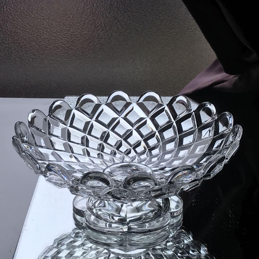 2025-25 秋冬新作  ハイブランドの 素敵なオールドバカラBACCARATディアマンカレDiamants Carees 工芸品