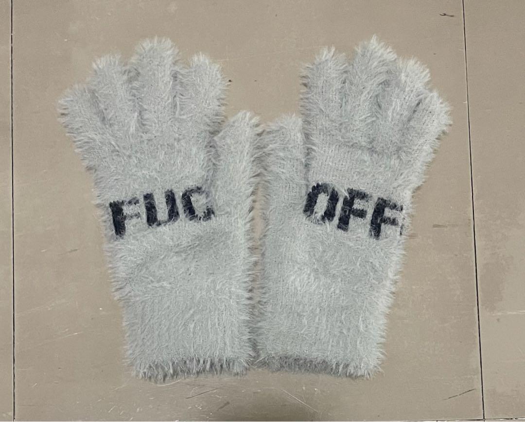 小物 FUC fackupclothes 23AW HAIRY GLOVES