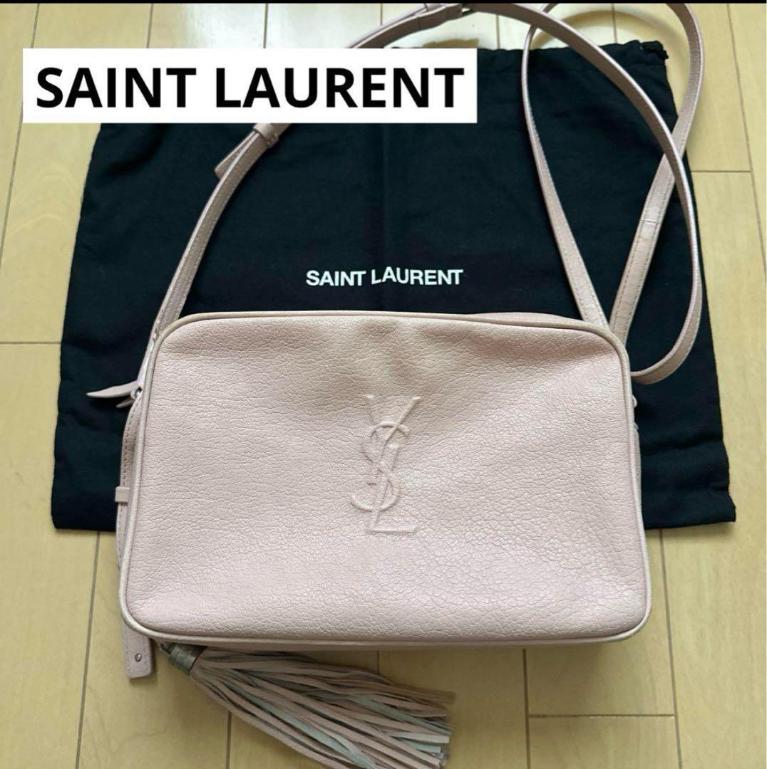 SAINT LAURENT/サンローラン　カメラバッグ　ショルダーバッグ　ピンク