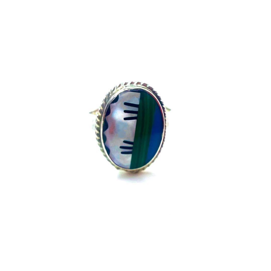 VINTAGE INDIAN JEWELRY RING ズニ族