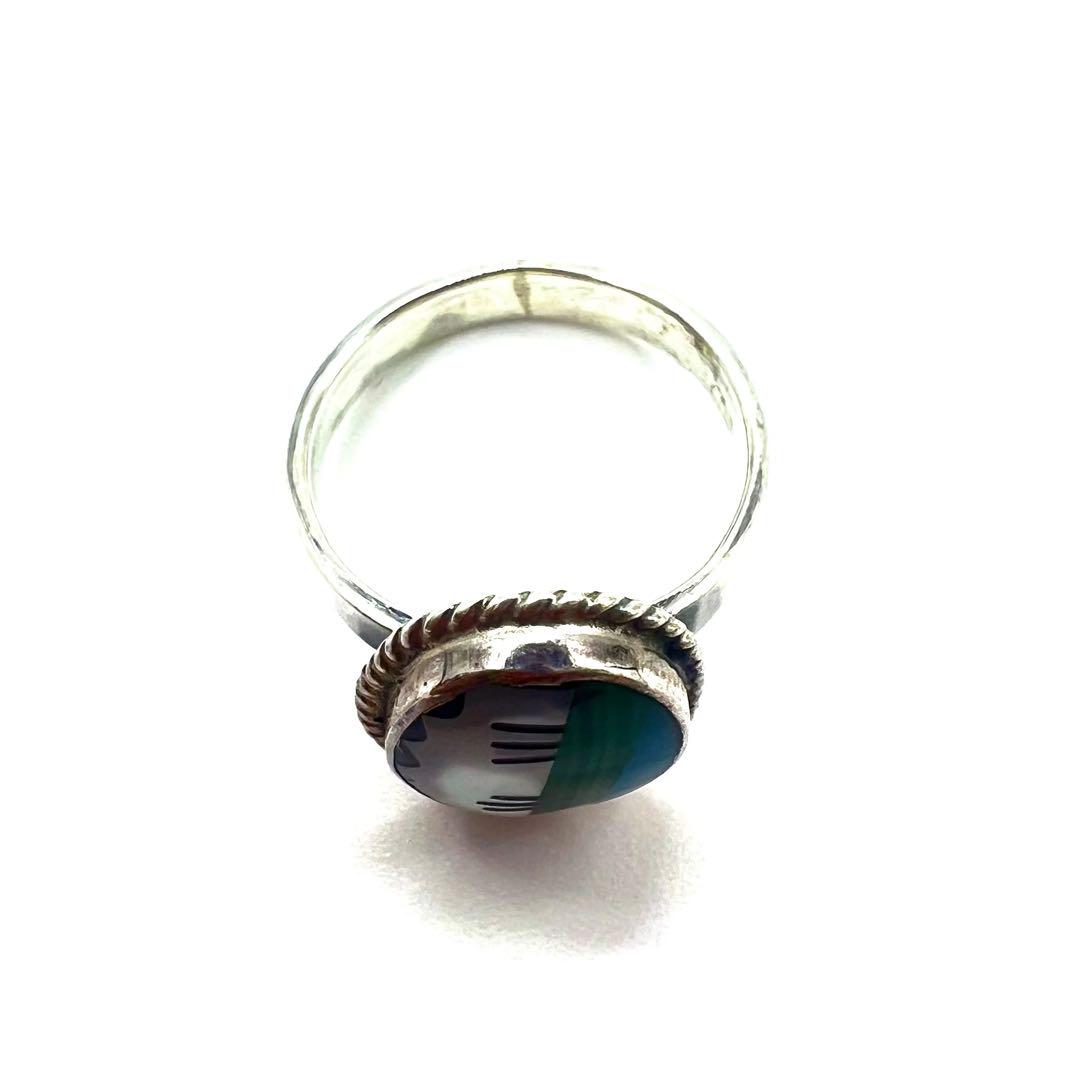 VINTAGE INDIAN JEWELRY RING ズニ族