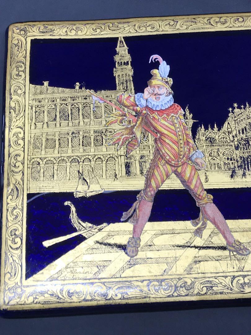 現状品】ムラーノガラス ? ベネチアンガラス ? 絵 絵画 ガラス 現状品】ムラーノガラス ? ベネチアンガラス ? 絵 絵画 ガラス