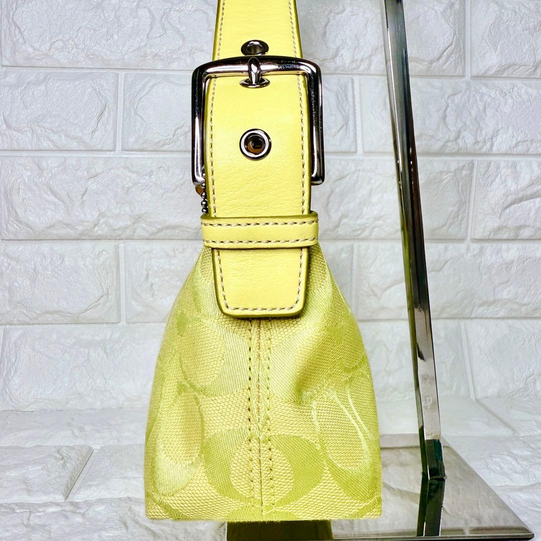 希少✨【極美品】COACH ワンショルダー アクセサリポーチ ミニシグネチャー 希少✨【極美品】COACH ワンショルダー アクセサリポーチ ミニシグネチャー