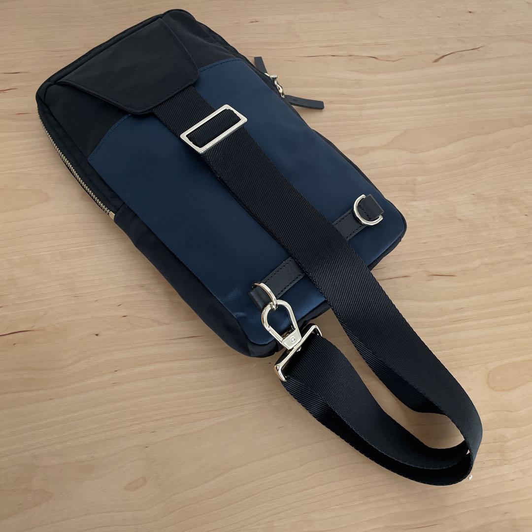 【美品】Paul Smith ポールスミス ボディバッグ 本革　ナイロン
