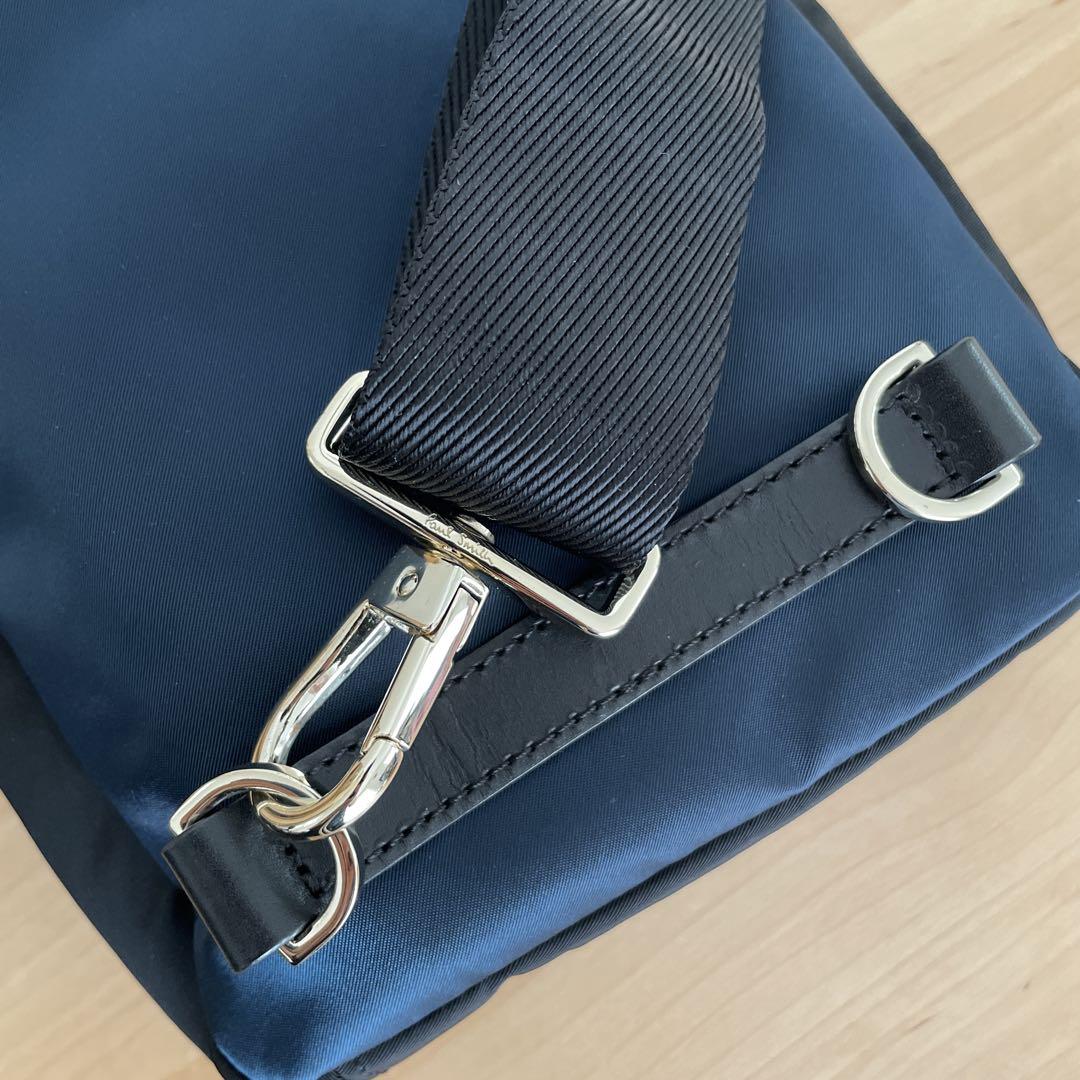 【美品】Paul Smith ポールスミス ボディバッグ 本革　ナイロン