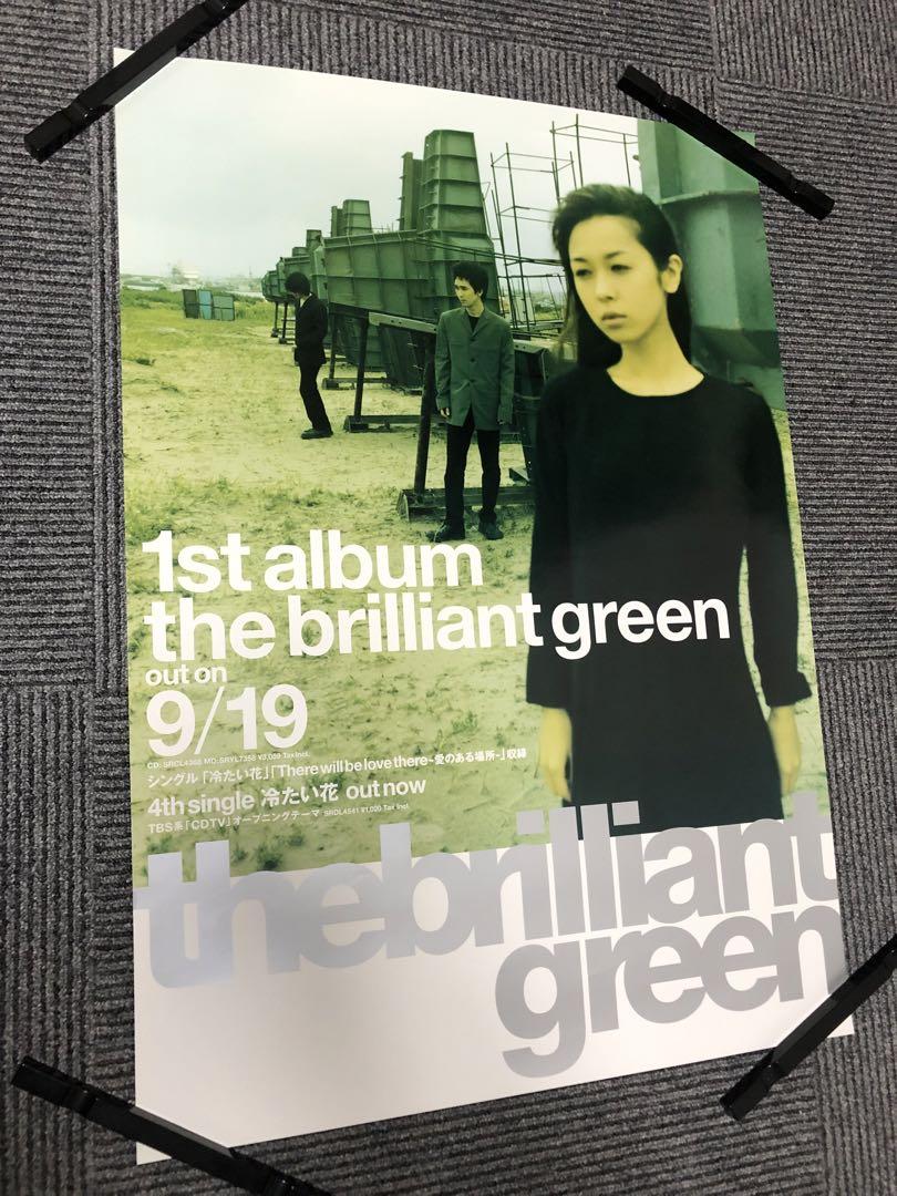 多様な green brilliant the 1st B2販促ポスター album ミュージシャン