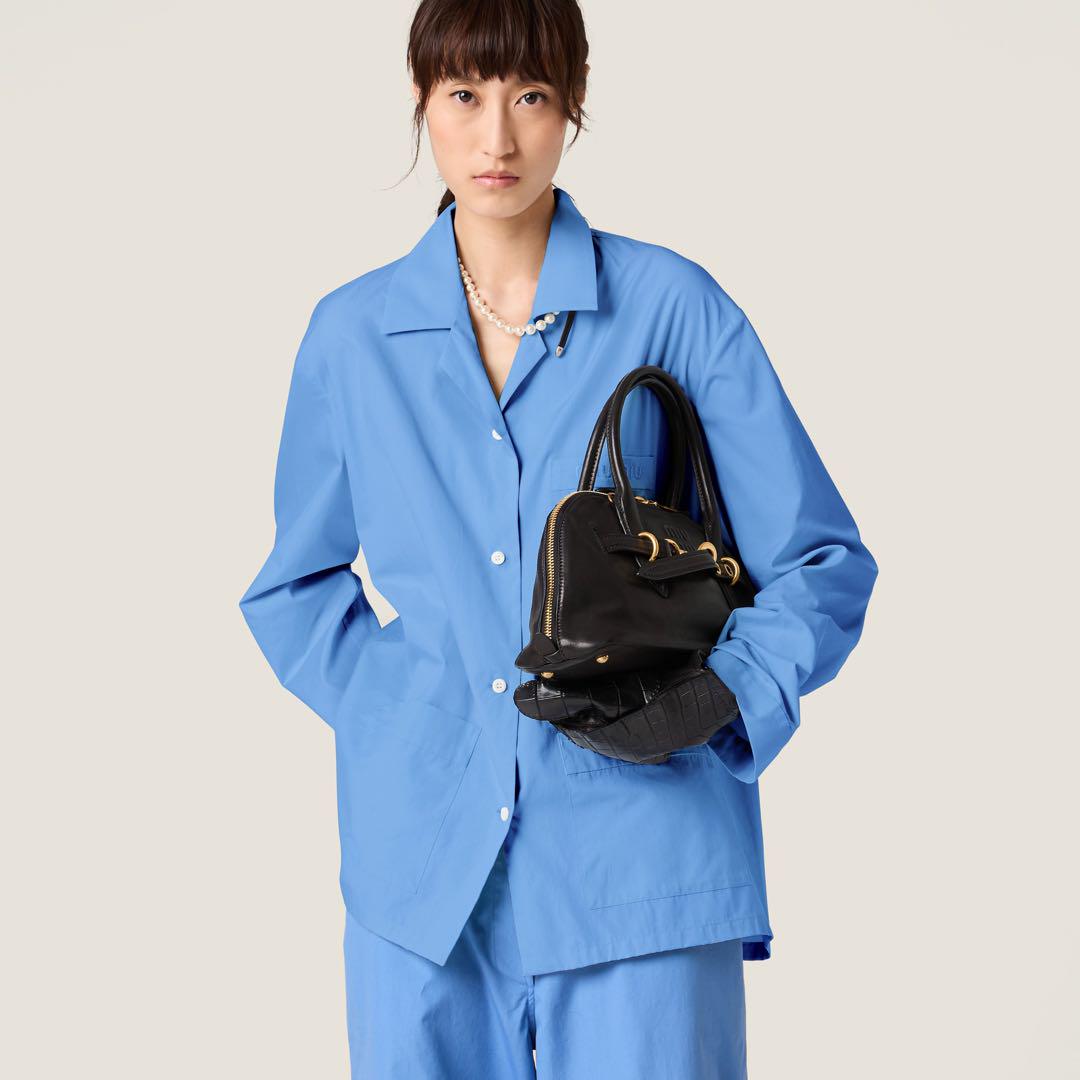 MIU MIU ポプリンシャツ MK1884 シャツ ブラウス - メルカリ