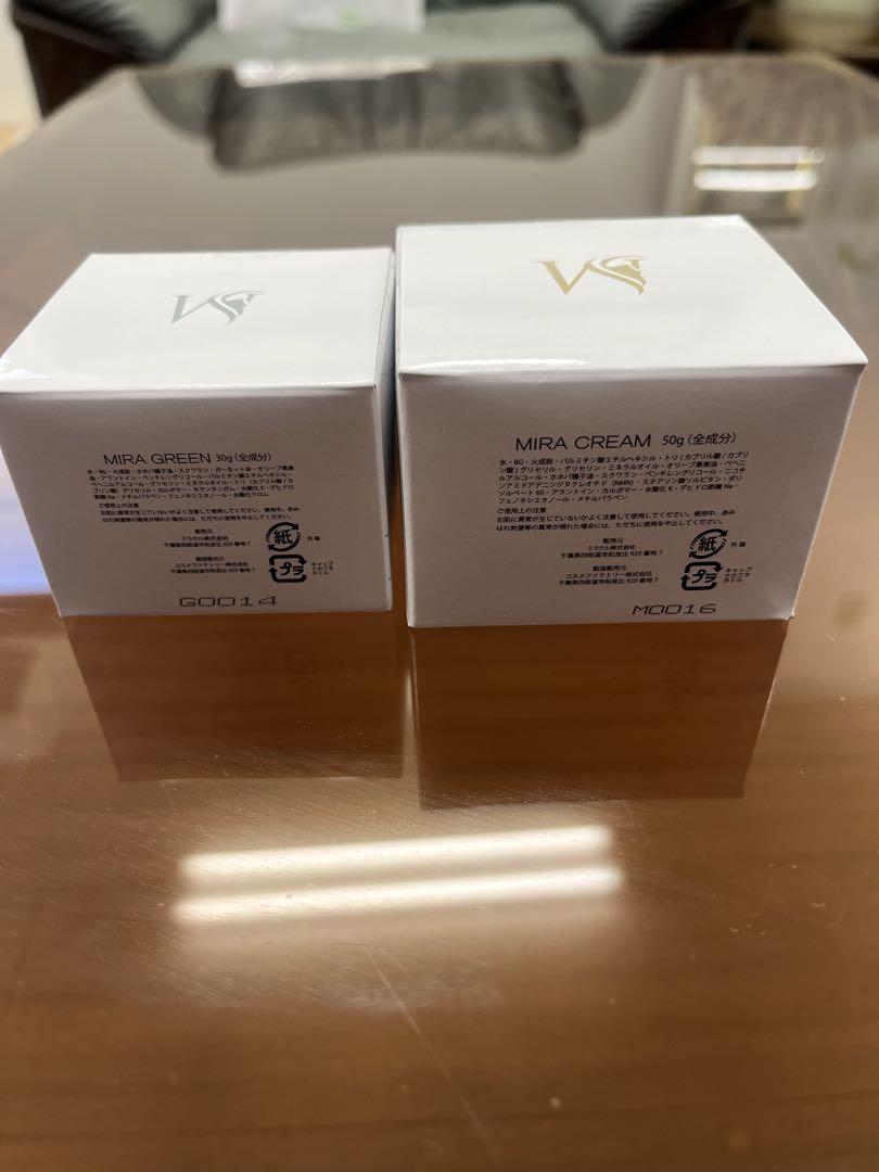 【新品・未使用】MIRA CREAM 50g&MIRA GREEN30g