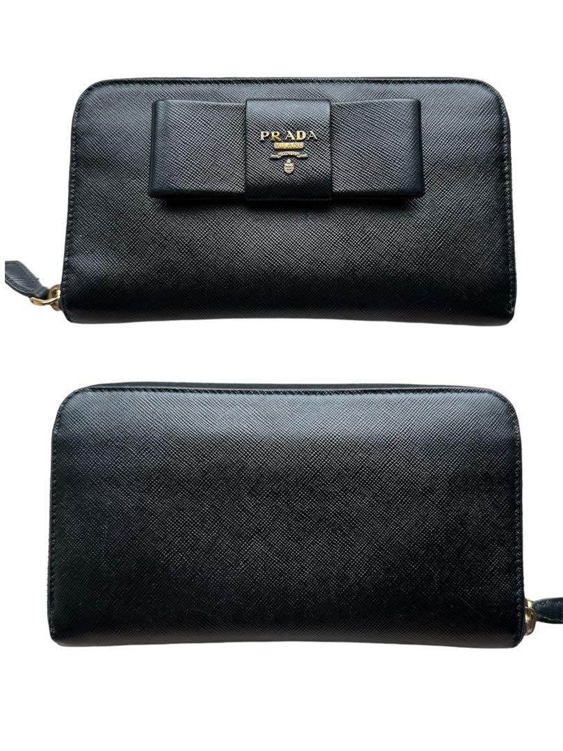 値下げしました】 PRADA プラダ 長財布 ラウンドファスナー