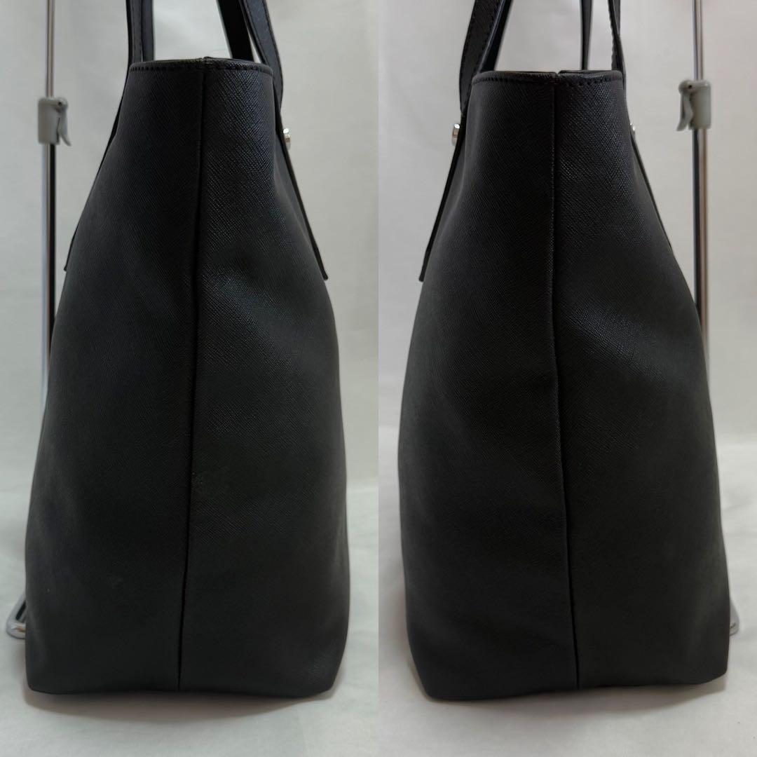 【美品】ヴィヴィアンウエストウッド トートバッグ レザー オーブ 総柄 ロゴ 黒 美品】Vivienne Westwood トートバッグ オーブ レザー 総柄