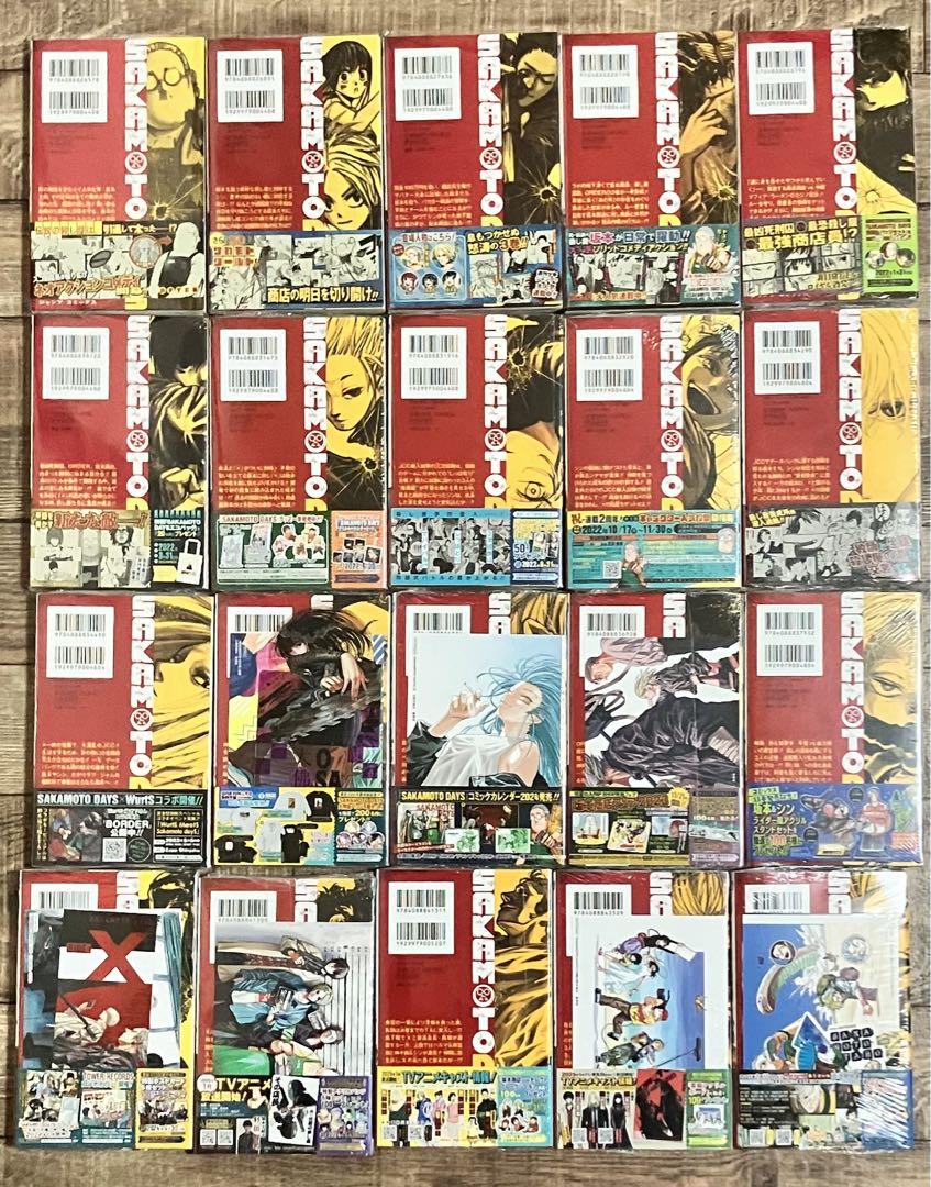 SAKAMOTO DAYS サカモトデイズ 1〜20巻　全巻 初版 帯付 サカモトデイズ 1-20 全巻セット 全巻初版帯付き
