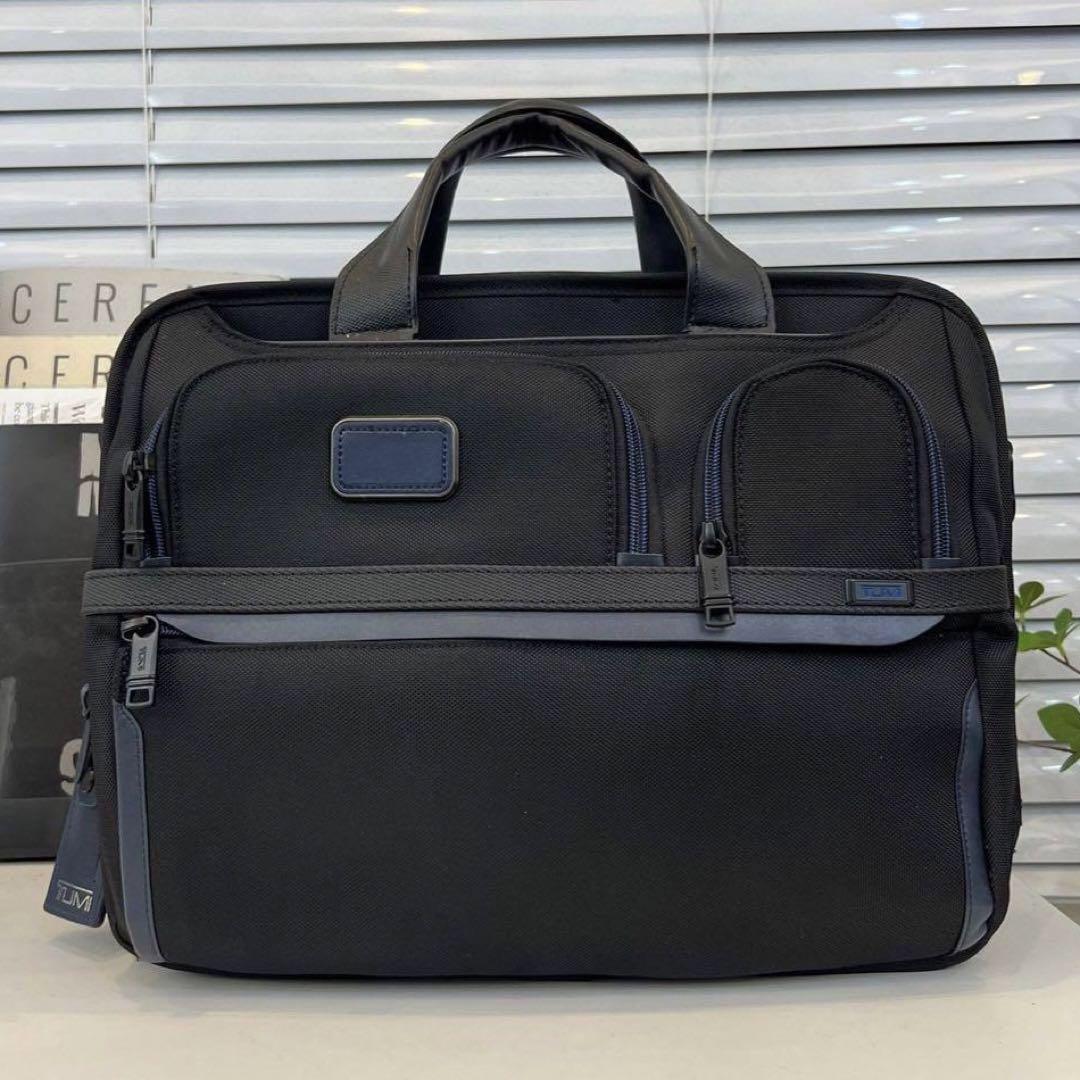 新品TUMI オーガナイザーラップトップブリーフ ブラック