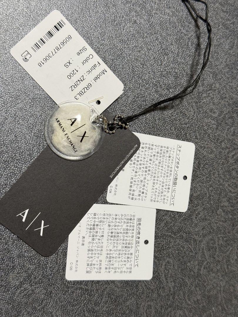 ARMANI EXCHANGE ダウンジャケット XS 光沢