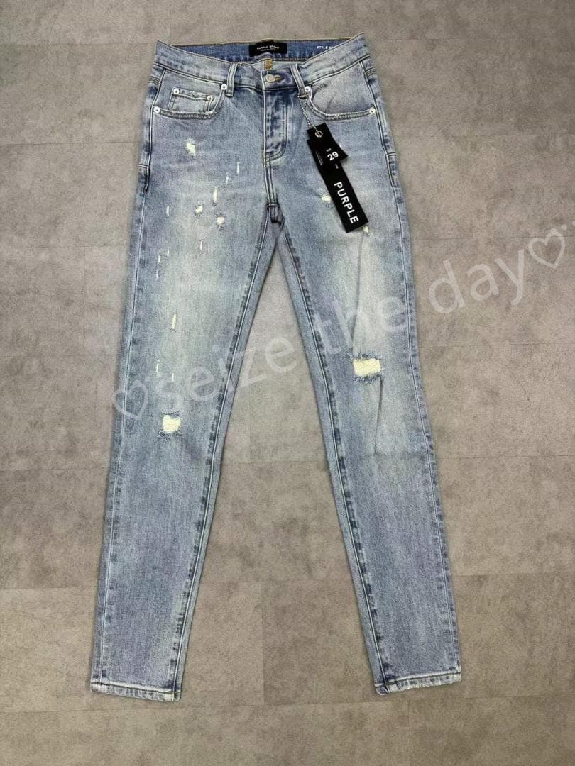 未使用 PURPLE BRAND ライトブルースキニーデニム29