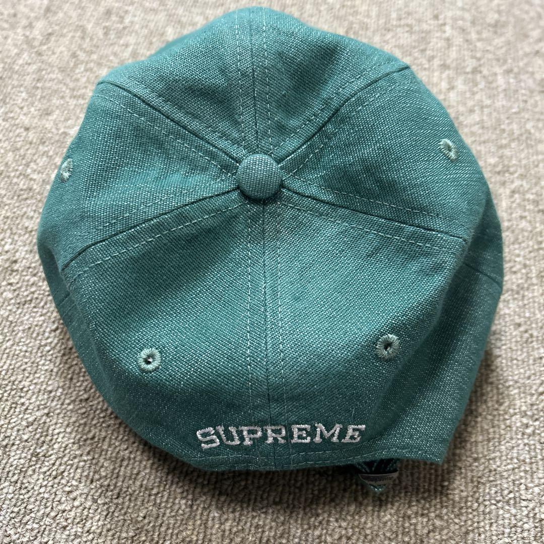 SUPREME グリーン キャップ