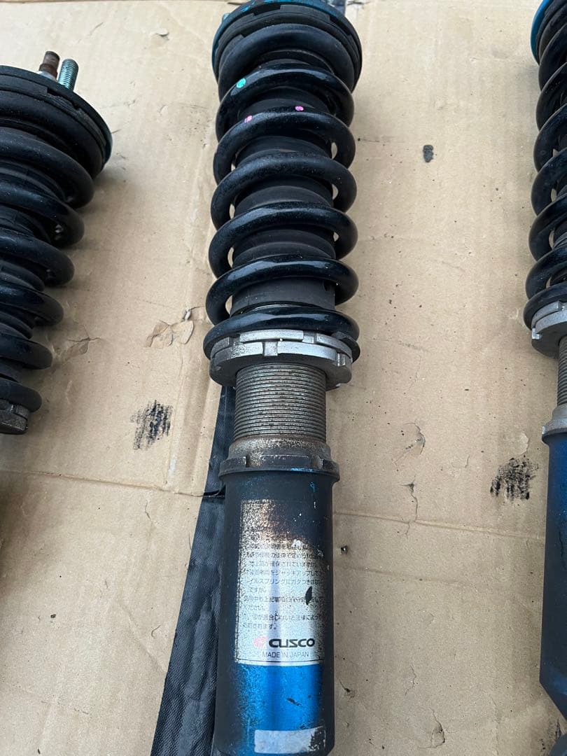 EG6用 クスコ車高調やや傷や汚れあり TRITUETUBI_COM