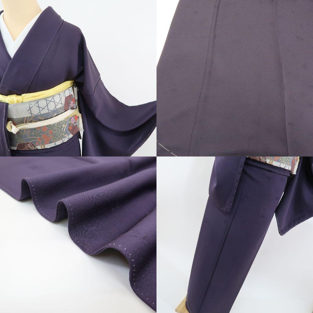 m198＊新品 縫い一つ紋 桜 手縫い仕立て“特別な日を彩る上品な一着”色無地