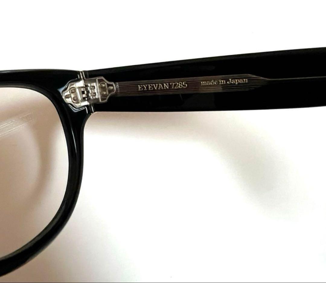 ✅最終値下げ✅美品◾️EYEVAN 7285◾️黒 メガネ・サングラス◾️