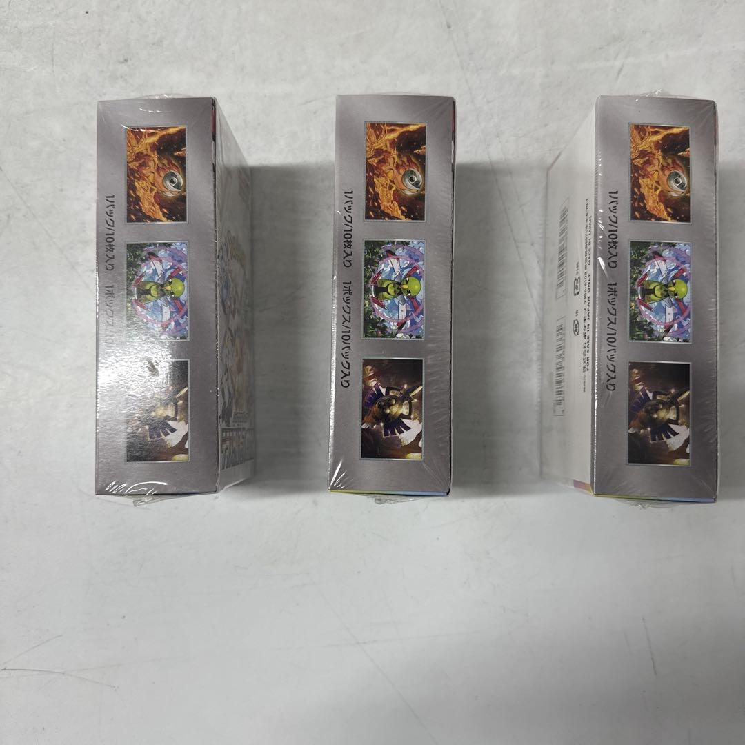 【新品未開封】ポケモンカード テラスタルフェスex シュリンク付き 3BOX