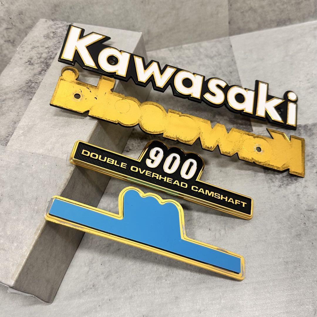KAWASAKI Z900RS ゴールド エンブレム カワサキ Z948RS｜Yahoo