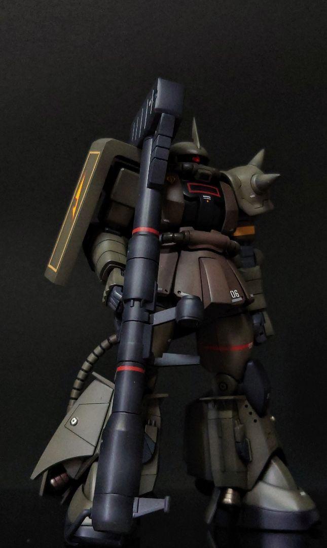 HGUC ザク2 R-2型 リアルタイプカラー 全塗装　完成品