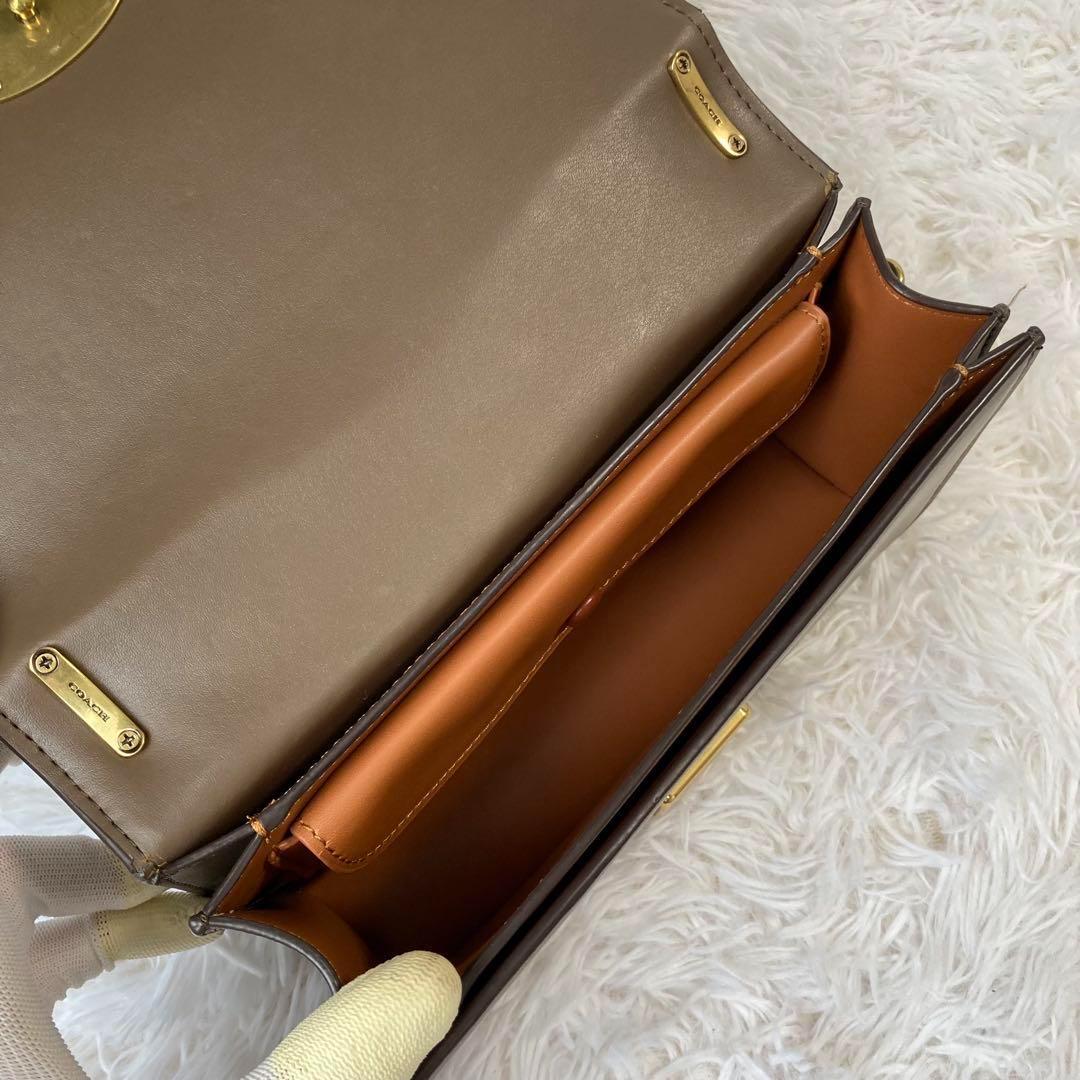 極美品 現行 コーチ ショルダーバッグ バンディット 2way 保存袋 保証書付 極美品 現行 コーチ ショルダーバッグ バンディット 2way 保存袋 保証書付